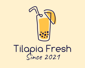 Fresh Juice Drink  logo design