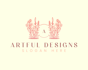 Flower Plant Floral logo design