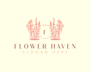 Flower Plant Floral logo design