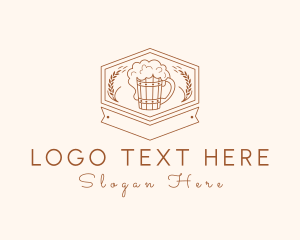 Lager - Oktoberfest Beer Mug logo design