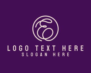 Cursive Elegant Fashion logo design