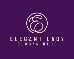 Cursive Elegant Fashion logo design