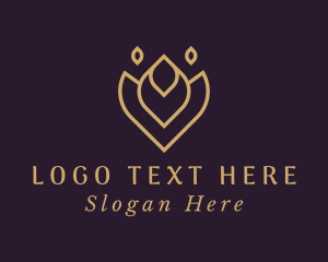 Gold - Therapeutic Yoga Spa logo design