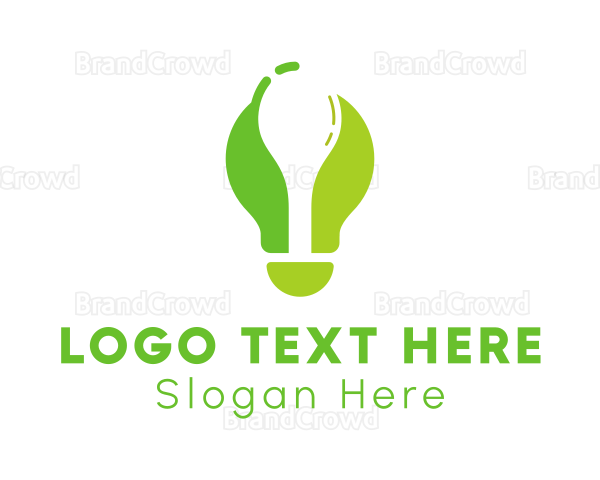 Green Spoon Bulb Logo
