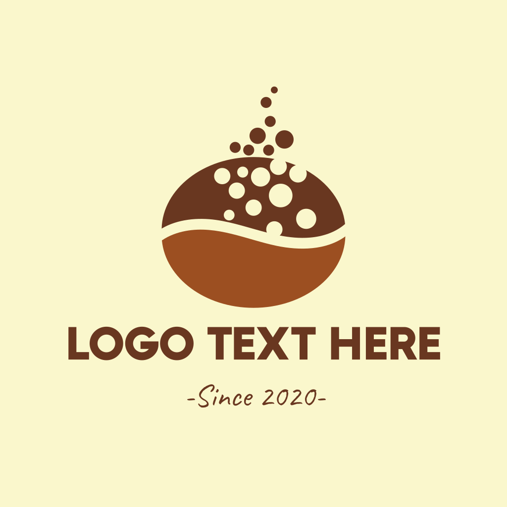 Brown Coffee Bean Logo | BrandCrowd Logo Maker