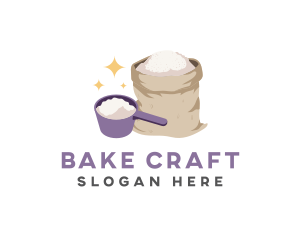 Flour Measuring Cup logo design