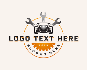 Garage - Car Wrench Maintenance logo design