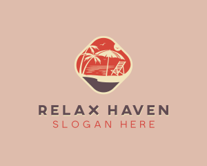 Leisure - Beach Travel Vacation logo design