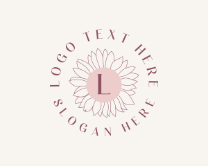 Esthetician - Flower Beauty Styling logo design