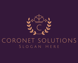 Royal Crown Crest Education logo design