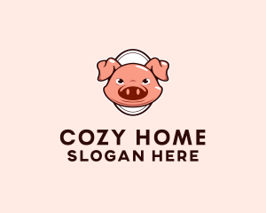 Pork Meat Ranch logo design