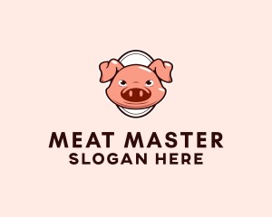 Pork Meat Ranch logo design