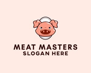 Pork Meat Ranch logo design