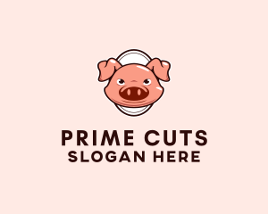 Meat - Pork Meat Ranch logo design