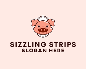 Bacon - Pork Meat Ranch logo design