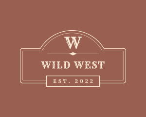 Western Countryside Saloon logo design