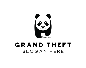 Bear - Cute Panda Wildlife logo design