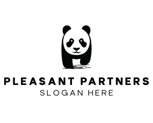 Nice - Cute Panda Wildlife logo design