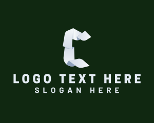 Paper - Advertising Creative Studio Letter C logo design