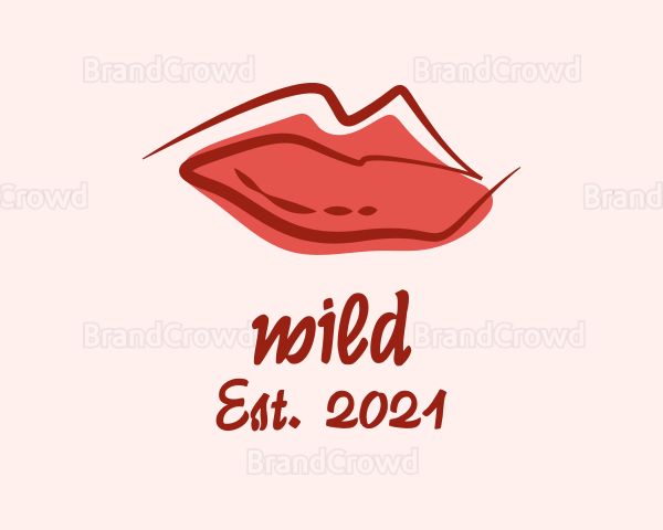 Red Sexy Lips Logo