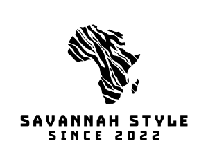 Savannah - Wild Zebra Safari logo design