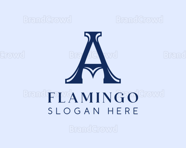 Elegant Serif Letter A Company Logo