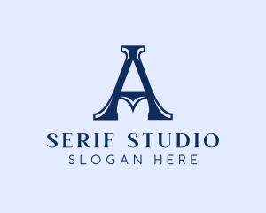 Serif - Elegant Serif Letter A Company logo design