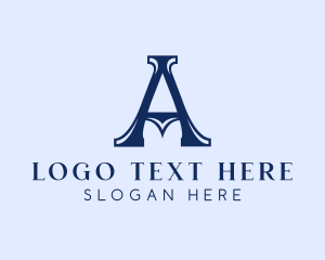 Elegant Serif Letter A Company Logo