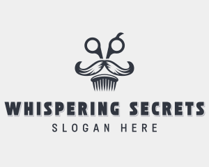 Mustache Grooming Barber Logo