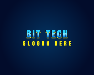 Futuristic Gaming Tech logo design