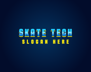 Futuristic Gaming Tech logo design