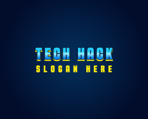 Futuristic Gaming Tech logo design