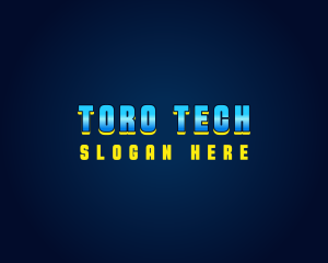 Futuristic Gaming Tech logo design