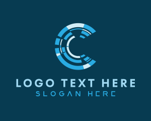 Developer - Cyber Tech Letter C logo design