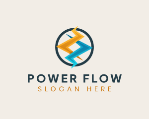 Electric Power Energy logo design