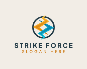 Strike - Electric Power Energy logo design