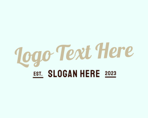 Style - Stylish Cursive Business logo design
