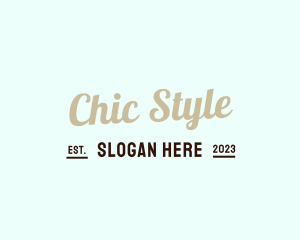 Stylish - Stylish Cursive Business logo design