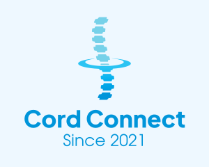 Cord - Chiropractic Spinal Cord logo design