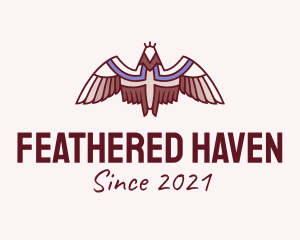 Tribal Bird Feathers logo design