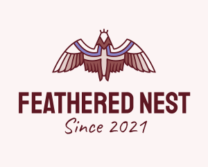 Feathers - Tribal Bird Feathers logo design