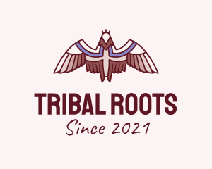 Tribal Bird Feathers logo design