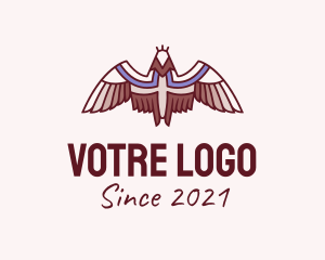 Native - Tribal Bird Feathers logo design
