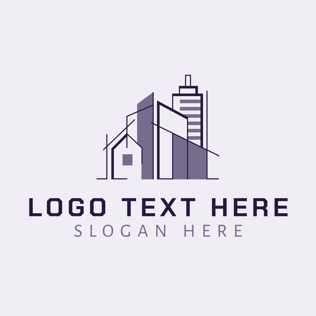 Violet Building Structure Logo | BrandCrowd Logo Maker