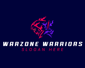 Ninja Gaming Warrior logo design