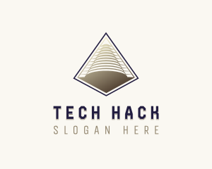 Tech Consulting Pyramid logo design