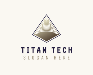 Tech Consulting Pyramid logo design