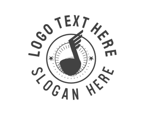 Streetwear - Wing Music Note Badge logo design