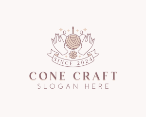 Hands Yarn Handicraft logo design