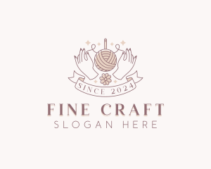 Hands Yarn Handicraft logo design